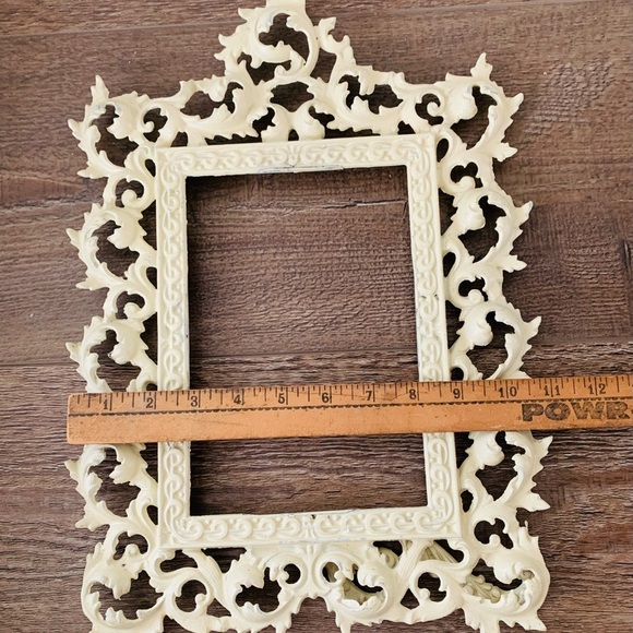 Victorian Iron Art Frame 11/16” - Picture 2 of 11